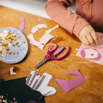 Preview: Fiskars Glitter Kinderschere 13cm pink 6+
